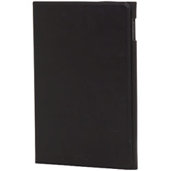 Knomo Leather Folio Cover for iPad Mini, Black